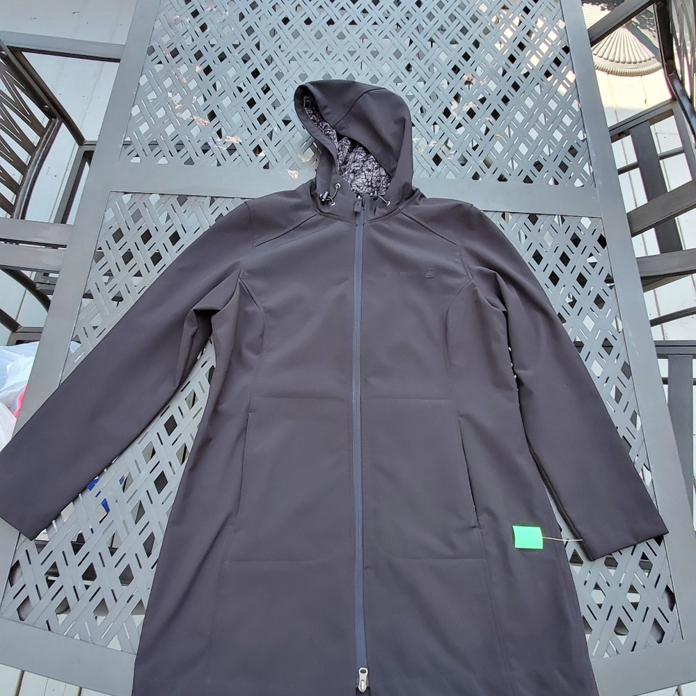 Free country black long jacket.